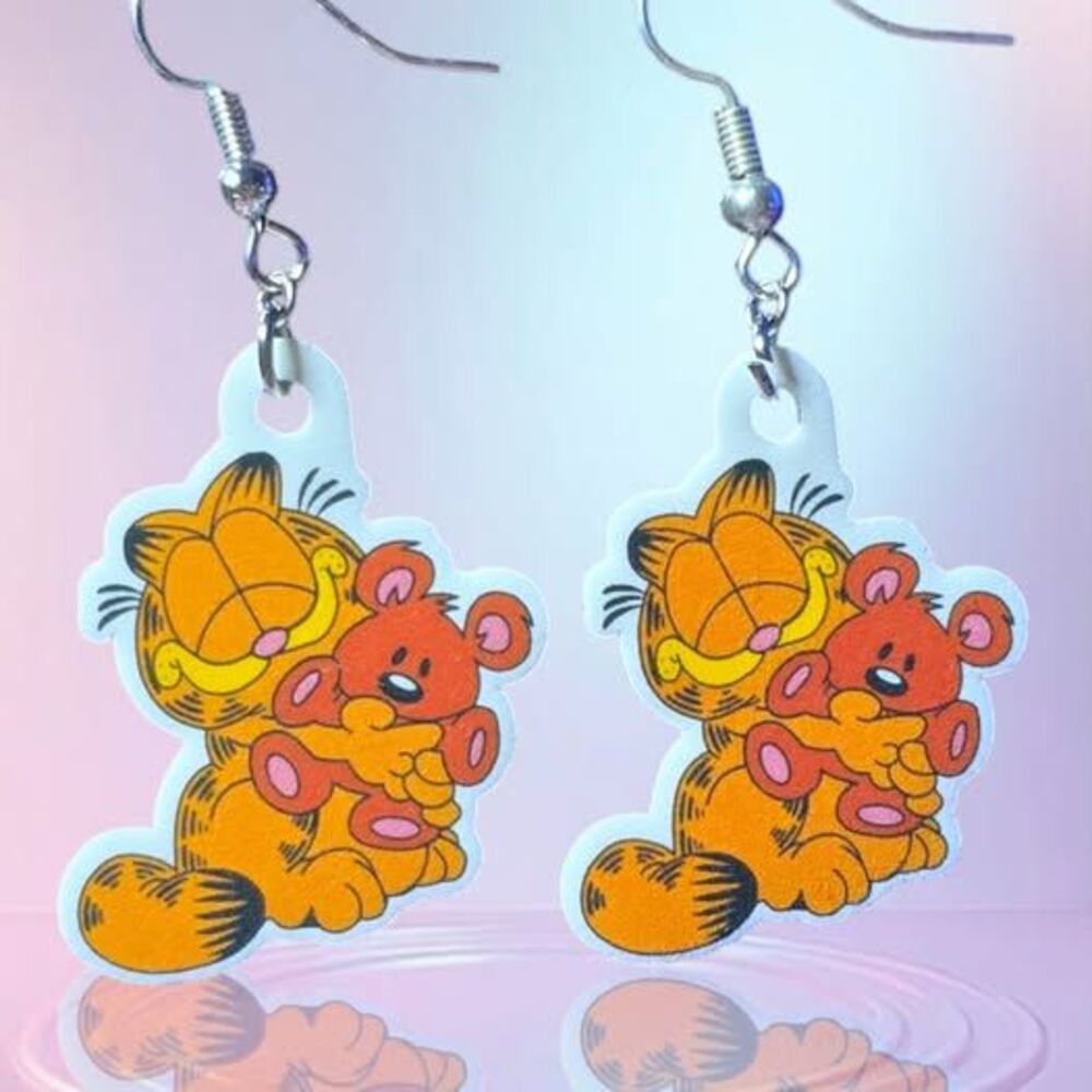 Garfield Fan Art Earrings